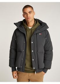 Tommy Jeans Herren Steppjacke "TJM BRANDED PUFFER JACKET EXT", schwarz, casual, Gr. XXXL, unifarben, Web, Obermaterial: 100% Polyester, Jacken, mit