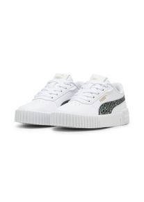 Puma Kinder Sneaker "Carina 2.0 Animal Update Sneakers Mädchen", Gr. 30, weiß, Obermaterial: Textil, Synthetik; Futter: Textil; Innensohle: Textil;