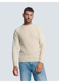 NO EXCESS Herren Rundhalspullover "NO EXCESS Crewneck Pullover", grau, Gr. L, 80% Baumwolle, 20% Polyamid, Pullover