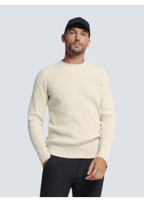 NO EXCESS Herren Rundhalspullover "NO EXCESS Rundhals-Pullover", grau, Gr. XXL, 63% Polyester, 37% Baumwolle, Pullover