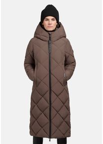 Khujo Damen Steppmantel "Elow-YM", orange, Basic, Gr. M, Obermaterial: 58% Polyester, 42% Polyester (recycelt), Futter: 58% Polyester, 42% Polyester