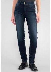 Damen Bequeme Jeans "PULPHIGH", blau, casual, Gr. 32, Le Temps Des Cerises, unifarben, 76% Baumwolle, 11% Polyester, 11% Modal, 2% Elasthan, Jeans,