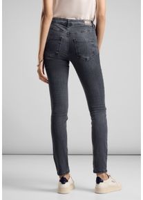 Street One Damen Slim-fit-Jeans, grau, casual, Gr. 36, unifarben, Jeans, 84% Baumwolle, 13% Polyester, 3% Elasthan, Jeans, 5-Pocket-Style
