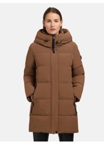 Khujo Damen Steppjacke "Lola-YM", braun, casual, Gr. XXL, Obermaterial: 90% Polyester, 10% Elasthan, Futter: 100% Nylon, Wattierung: 100% Polyester,