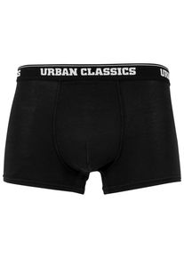 Urban Classics Herren Boxershorts "Urban Classics Herren Organic Boxer Shorts 3-Pack", Gr. S, blau, 95% Baumwolle, 5% Polyester, Unterhosen