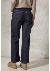 Cecil Damen Weite Jeans, blau, casual, Gr. 36, unifarben, Jeans, 82% Baumwolle, 16% Polyester, 2% Elasthan , Jeans, 5-Pocket-Style