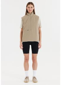 SOS Herren Funktionsweste "Ortler", braun, sportlich, Gr. XL, 100% Polyamid, Westen, mit Primaloft-Wattierung