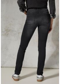Cecil Damen Slim-fit-Jeans, schwarz, casual, Gr. 36, unifarben, Jeans, 73% Baumwolle, 25% Polyester, 2% Elasthan , Jeans, 5-Pocket-Style