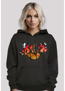 F4NT4STIC Damen Kapuzenpullover "YES Ra Logo", schwarz, casual, Gr. XS, Obermaterial: 65% Baumwolle, 35% Polyester, Pullover, Premium Qualität
