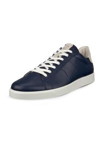 Ecco Herren Sneaker "STREET LITE M", Gr. 39, blau, Leder, sportlich, Schuhe, im Retro-Look, Freizeitschuh, Halbschuh, Schnürschuh