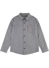 LEVI'S KIDS Jungen Karohemd, grau, casual, Gr. 10, kariert, Web, Obermaterial: 100% Baumwolle, Hemden, mit Brusttaschen, aus Baumwolle - for BOYS