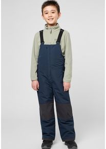 Jack Wolfskin Kinder Schneehose "ACTAMIC 2L INS BIB K", blau, Gr. 116, Hauptmaterial: 100% Polyester; Kontrast: 100% Polyester; Futter: 100%