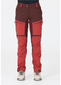 WHISTLER Damen Softshellhose "Kodiak", rot, casual, Gr. 46, mehrfarbig, 94% Nylon, 6% Elasthan, Hosen, mit praktischen Taschen