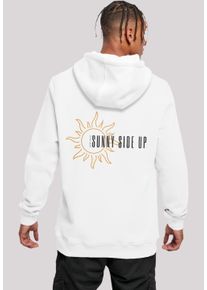 F4NT4STIC Herren Kapuzenpullover "SUNNY x F4NT4STIC", weiß, casual, Gr. XS, Obermaterial: 65% Baumwolle, 35% Polyester, Pullover, Print