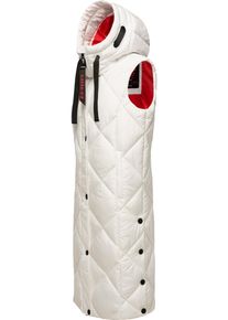 Navahoo Damen Steppweste "Schnuckel", weiß, modisch, Gr. M, Oberstoff: 100% Polyester; Futter: 100% Polyester; Wattierung: 100% Polyester, Westen,