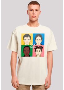 F4NT4STIC Herren T-Shirt "Sex Education Blur Cover Netflix TV Series", beige, casual, Gr. XXXL, Obermaterial: 100% Baumwolle, Shirts, Premium Qualität