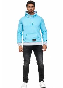 Rusty Neal Herren Kapuzensweatshirt, blau, casual, Gr. S, mehrfarbig, 70% Baumwolle, 30% Polyester, Sweatshirts, mit modernem Schnitt