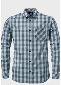Schöffel SCHÖFFEL Herren Outdoorhemd "Shirt Sobra M", blau, sportlich, Gr. 46, Oberstoff : 92% Nylon 8% Elasthan, Hemden