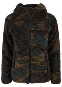 Brandit Damen Allwetterjacke "Brandit Damen Ladies Teddyfleecejacket", grün, casual, Gr. XXXL, mehrfarbig, 100% Polyester, Jacken