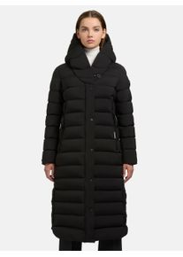 Khujo Damen Steppmantel "Teiva2-YM", schwarz, modisch, Gr. L, Obermaterial: 100% Polyester, Futter: 100% Nylon, Wattierung: 100% Polyester, Mäntel,