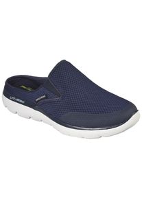 Skechers Herren Clog "SUMMITS", Gr. 42, blau, Textil, sportlich, Schuhe, Sommerschuh, Schlappen, Urlaub, im sportiven Look