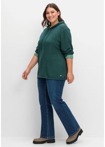 Große Größen Bootcut-Jeans mit hohem Bund, im Curvy-Schnitt ANNE Gr. 52 blau von sheego für Damen