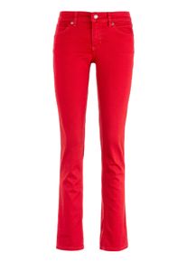 MAC Damen Stretch-Jeans "Melanie", rot, feminin, Gr. 40, Denim/Jeans, Obermaterial: 95% Baumwolle, 3% Polyester, 2% Elasthan, Jeans, Gerade