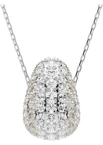 Swarovski Damen Kette mit Anhänger "Schmuck Geschenk Halskette Sublima, 5697190", Metall, L: 45cm, silber, Metall, Halsketten, mit Swarovski Kristall