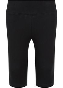 Urban Classics Leggings "Urban Classics Damen Girls High Waist Cycle Shorts", schwarz, Gr. 122, unifarben, 95% Baumwolle, 5% Elasthan, Hosen