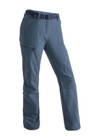 Maier Sports Damen Funktionshose "Lulaka", blau, Gr. 36, 90% Polyamid, 10% Elasthan, Hosen, Damen Wanderhose, atmungsaktive Outdoor-Hose mit Roll up