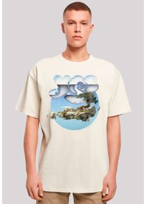 F4NT4STIC Herren T-Shirt "YES Chrome Island", beige, casual, Gr. XS, Obermaterial: 100% Baumwolle, Shirts, Premium Qualität