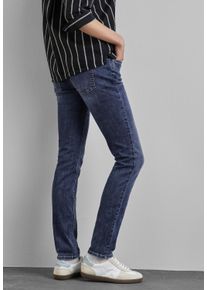 Street One Damen Comfort-fit-Jeans, blau, casual, Gr. 36, unifarben, Jeans, 78% Baumwolle, 21% Polyester, 1% Elasthan, Jeans, 5-Pocket-Style