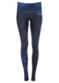 WINSHAPE Damen Leggings "AEL102", blau, Gr. XXL, 80% Polyester, 20% Elasthan, Hosen, mit Kompressionseffekt