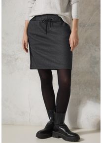 Cecil Damen Minirock, schwarz, casual, Gr. XXL, unifarben, Stoff, 72% Polyester, 28% Viskose, Röcke, softer Materialmix