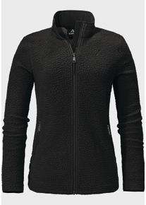 Schöffel SCHÖFFEL Damen Fleecejacke "Fleece Jacket Atlanta L", schwarz, modisch, Gr. 38, Oberstoff Rumpf: Aussenmaterial: 100% Polyester, Jacken