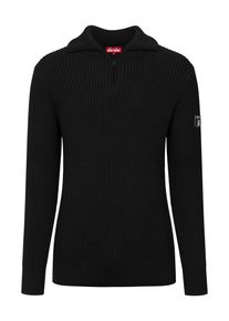 Derbe Herren Strickpullover "Matrosenplünn", schwarz, Basic, Gr. XL, Obermaterial: 100% Baumwolle, Pullover, Maritim, Reißverschluss
