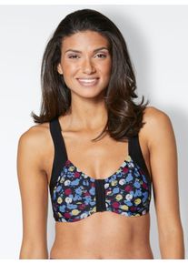 feel good Damen Bustier-Bikini-Top, schwarz, Gr. 38, Elasthan, Polyamid, Bikini-Oberteile