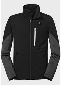 Schöffel SCHÖFFEL Herren Fleecejacke "Fleece Jacket Lodron M", schwarz, sportlich, Gr. 46, Oberstoff : 94% Polyester 6% Elasthan, Jacken