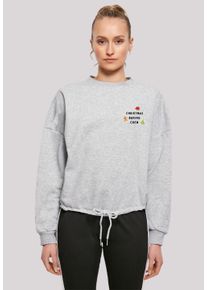 F4NT4STIC Damen Sweatshirt "Christmas Baking Crew", grau, casual, Gr. S, Obermaterial: 65% Baumwolle, 35% Polyester, Sweatshirts, Premium Qualität,