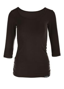 WINSHAPE Damen 3/4-Arm-Shirt "WS4", schwarz, Gr. XXL, 90% Baumwolle, 10% Elasthan, Shirts