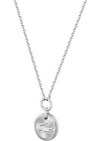 Lacoste Damen Kette mit Anhänger "MEMENTO, 2040402", Edelstahl, L: 51cm, silber, Edelstahl, Halsketten
