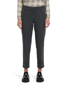 Cartoon Damen Schlupfhose "Cartoon Schlupfhose mit Bügelfalte", grau, elegant, Gr. 44, Obermaterial: 65% Polyester, 32% Viskose, 3% Elasthan., Hosen,