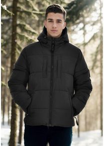 Herren Winterjacke "ASKelvin", schwarz, Gr. M, Alessandro Salvarini, Obermaterial: 100% Polyester, Innenmaterial: 100% Polyester, Jacken, innen