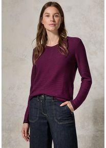 Cecil Damen Strickpullover, rosa, casual, Gr. XXL, unifarben, Web, 100% Baumwolle, Pullover, Feinstrick