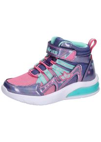 Lico Kinder Sneaker "Freizeitstiefel Blinky Girl", Gr. 33, blau, Synthetik, Schuhe