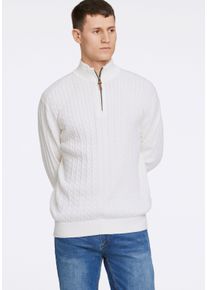 LINDBERGH Herren Troyer "LINDBERGH Troyer", weiß, Gr. XXL, Oberstoff: 100% Baumwolle, Pullover