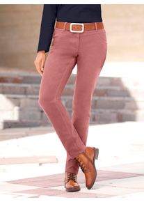 Casual Looks Damen 5-Pocket-Jeans, rot, Gr. 22, unifarben, 96% Baumwolle, 4% Elasthan, Jeans