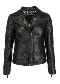 Mustang Damen Lederjacke "31020253", schwarz, Gr. S, Obermaterial: 100% Lammleder / Futter: 100% Baumwolle / Ärmelfutter: 100% Polyester, Jacken