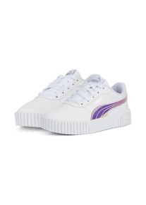 Puma Kinder Sneaker "Carina 2.0 Holo Sneakers Mädchen", Gr. 28, grau, Obermaterial: Textil, Synthetik; Futter: Textil; Innensohle: Textil; Laufsohle: