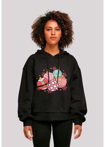 F4NT4STIC Damen Kapuzenpullover "Pink Cute Weihnachten Tree Balls", schwarz, casual, Gr. M, Obermaterial: 100% Baumwolle, Pullover, Premium Qualität,